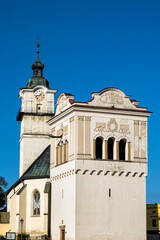 Church of St. George and renaissance bell tower, Spisska Sobota, Slovakia