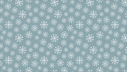Christmas snow vector pattern. Christmas light blue snowflakes pattern. Snowflakes Christmas design.