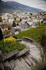 view of the town