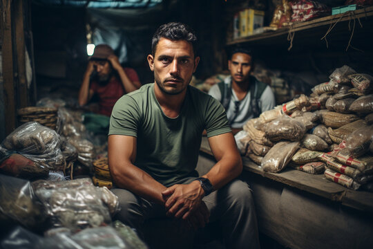 Drug Traffickers with Bundles of Harmful Substances