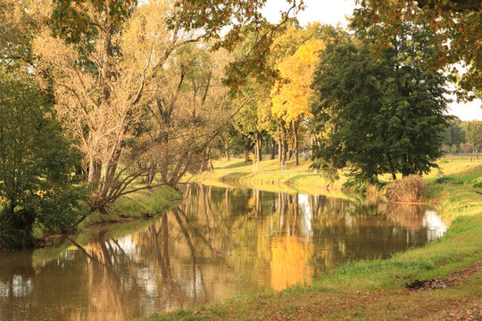 Goldener Oktober an der Spree bei Spremberg