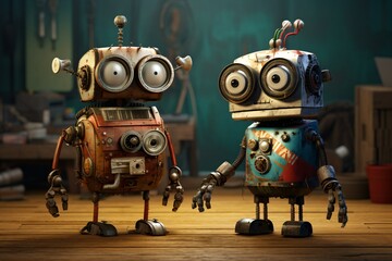 Robot Buddies: Old Meets New.