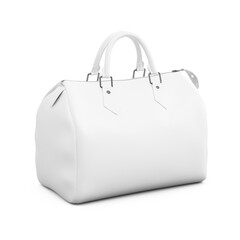 An image of a bower bag isolated on a white background