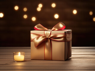 Elegant Unadorned Gift Box with Ambient Light
