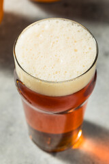 Boozy Refreshing Cold Pumpkin Ale Craft Beer
