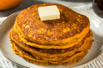 Homemade Sweet Pumpkin Pancakes