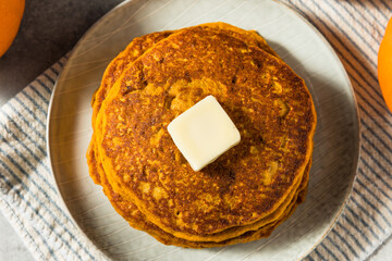 Homemade Sweet Pumpkin Pancakes