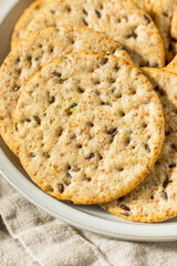 Homemade Whole Wheat Round Crackers