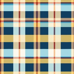 Plaid Checkered Seamless Design Pattern