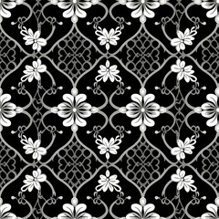 Fototapeta premium Seamless Lace and Lattice Pattern