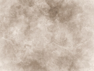 Old brown paper background watercolor texture and distressed faded white color marbled design, vintage white texture, elegant antique light earthy brown background template with coffee or tea stains .