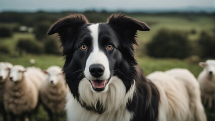 Fototapeta premium border collie portrait