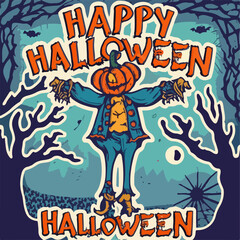 Happy Halloween Party Poster 