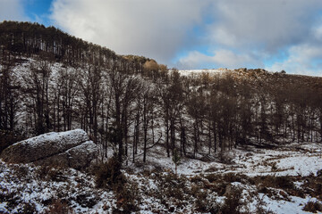 La Rhune enneig&eacute;e 