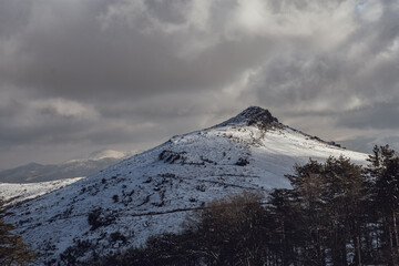 La Rhune enneig&eacute;e 