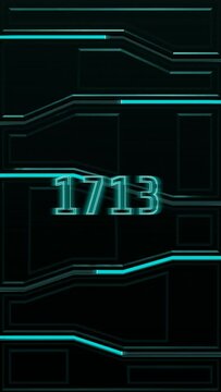 2.5k Vertical video counter in the style of Cyberpunk and Sci-Fi. Celebration vertical video introduction for the reaching 2500 subscribers followers or likes. 