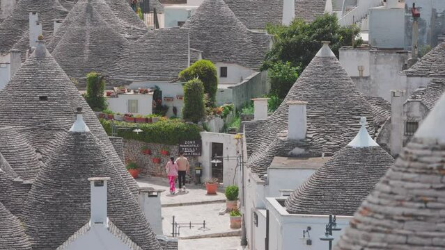 Trulli - characteristic houses of Alberobello, South Italy