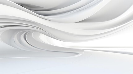 Obraz na płótnie Canvas 3D White Interior Background 