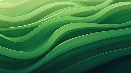 Abstract organic green lines as wallpaper background illustration 