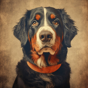 Berner Sennenhund im Portrait
