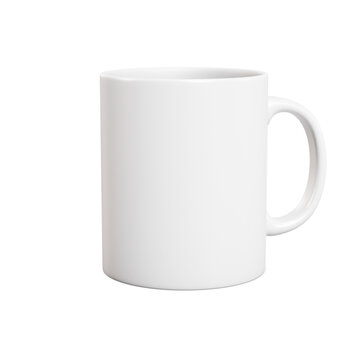 a ceramic mug image isolated on a white background