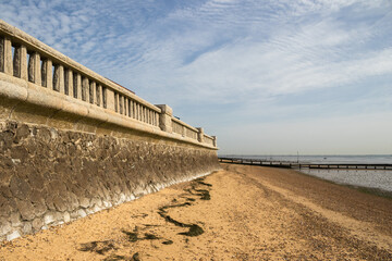 Westcliff bastion, near Southend-on-Sea, Essex, England, United Kingdom - obrazy, fototapety, plakaty