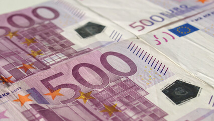 euro notes background