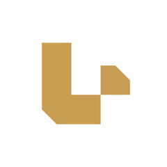 Letter l diamond simple modern logo