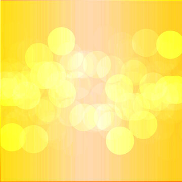 Yellow bokeh background with copy space for text or your images