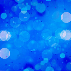 Blue bokeh background for seasonal, holidays, event and celebrations
