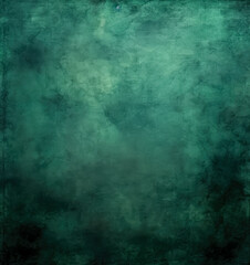 Obraz na płótnie Canvas Dark green grungy background texture.