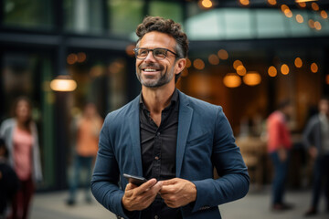 A professional business coach guides a group of eager executives through leadership training, emphasizing the role of mentorship in professional growth. Generative Ai.