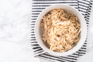 Shredded chicken