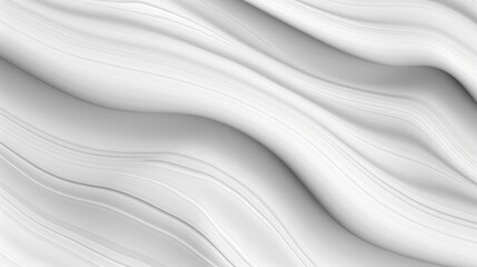 White 3 d background with wave illustration beautiful bending pattern for web screensaver Light gray texture with smooth lines for