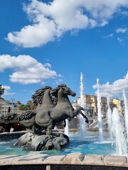 Obraz premium fountain country