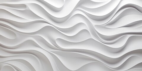 A detailed view of a wall constructed entirely of white paper. This versatile image can be used to represent concepts such as creativity, minimalism, or simplicity in various design projects.