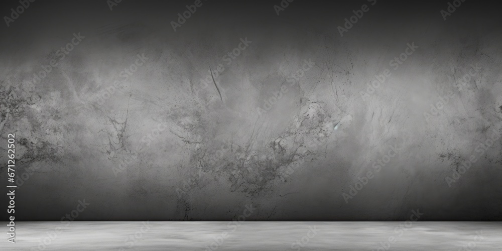 Aufkleber An empty room captured in a black and white photograph. Perfect for adding a minimalist touch to your designs or illustrating themes of solitude and simplicity.