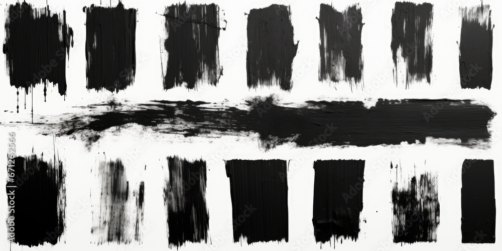 Poster a captivating black and white photo showcasing artistic paint strokes. perfect for adding a touch of