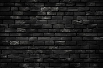 A black and white photo of a brick wall. This image can be used for various purposes, such as backgrounds, textures, or architectural themes