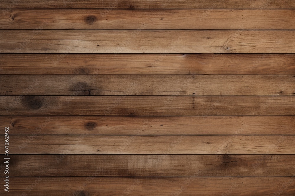 Poster a detailed close-up of a wooden wall with a clock hanging on it. this image can be used to depict ti
