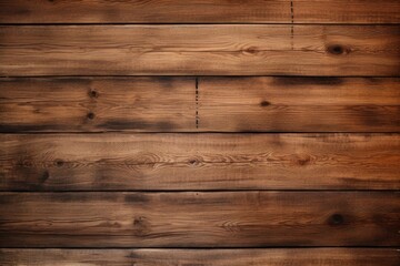 A close up view of a wooden wall with a clock mounted on it. This image can be used to depict time...