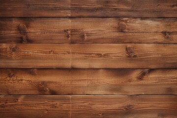 Naklejka premium A close up photograph of a wooden wall with a clock mounted on it. This image can be used to depict concepts such as time, punctuality, vintage decor, and rustic interiors