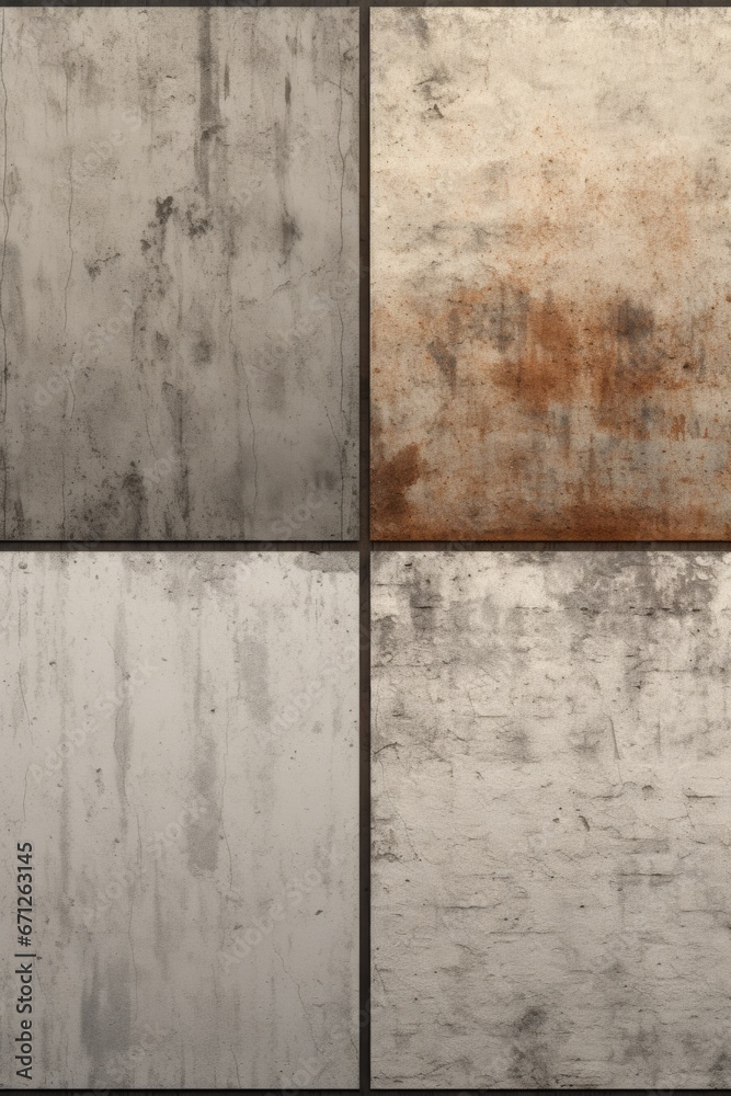 Aufkleber A collection of four different colored concrete textures. These versatile textures can be used for various design projects