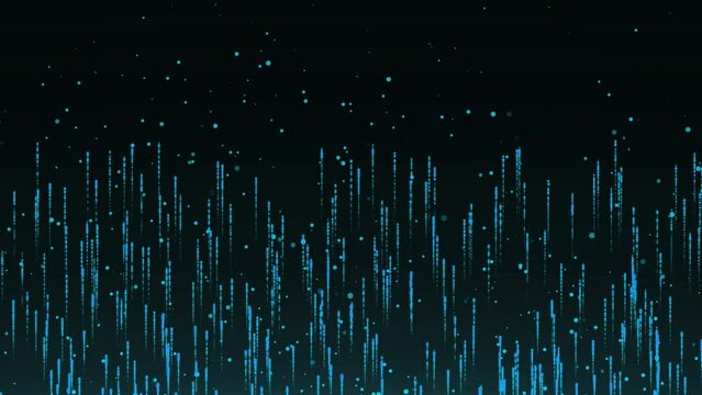 Fondo con linea de part&iacute;culas que suben color azul