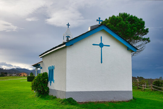 Ermita de La Regalina chapel, Cadavedo, Valdes municipality, Asturias, Spain