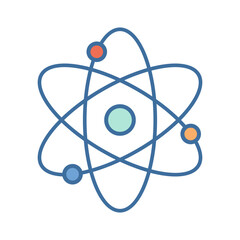 Science atom icon