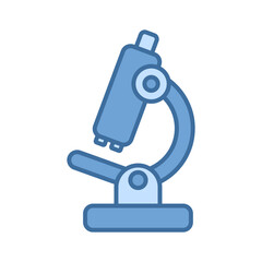 Science biology microscope icon
