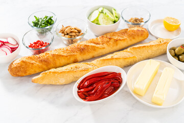 Vegetarian party butter board