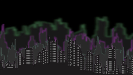  闇の大都会、音漏れ大都市