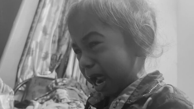 A child was crying - No Sound Video